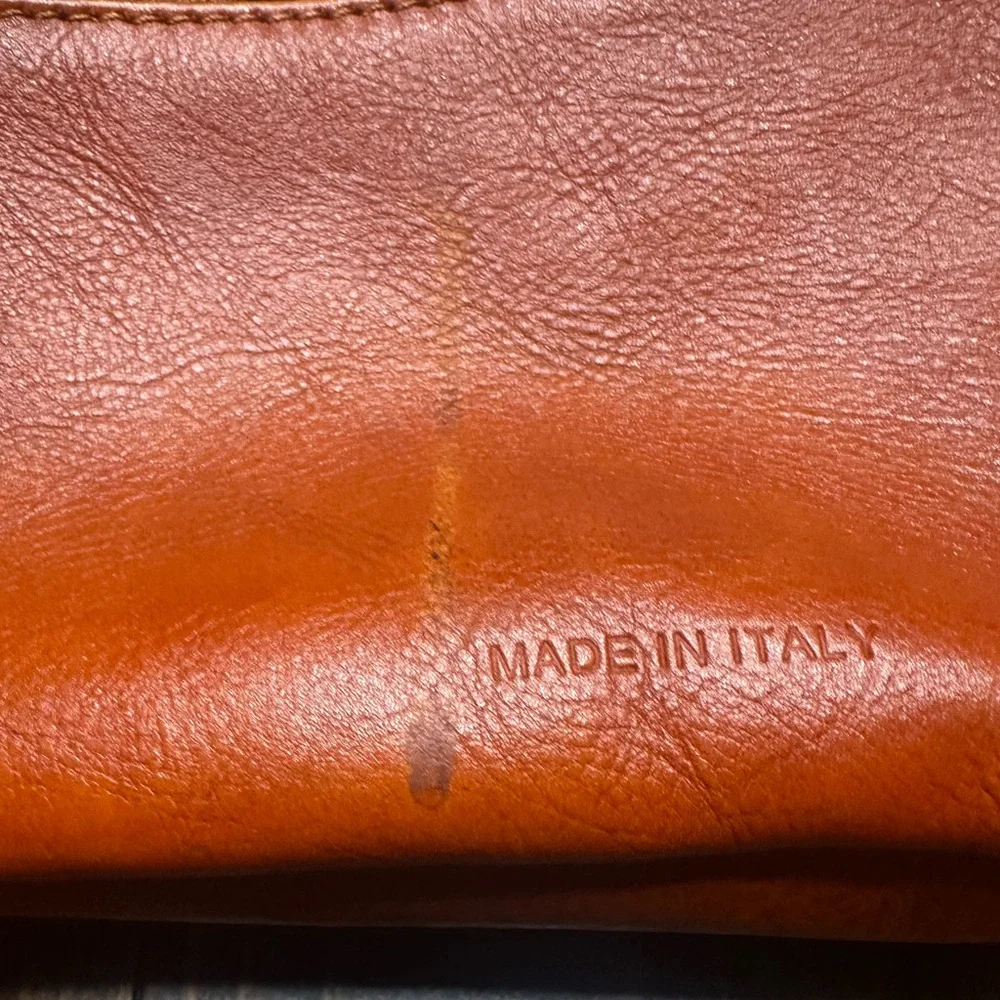 Diane Von Furstenberg Burnt Orange Crossbody or Hand Bag - Picture 8 of 8